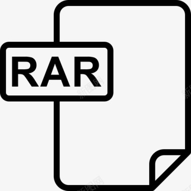 rar文件格式压缩数据图标图标