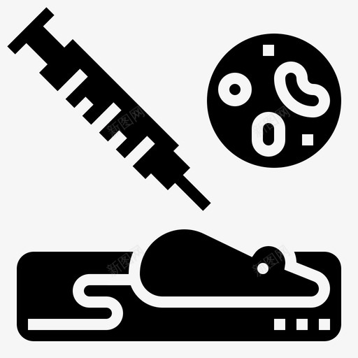 试验动物试验生物技术图标svg_新图网 https://ixintu.com 动物 字形 实验 生物工程 生物技术 疫苗 研究 试验