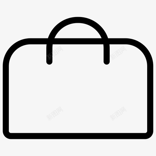 工作公文包行李图标svg_新图网 https://ixintu.com 公文包 工作 手提箱 行李