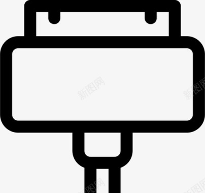 充电器电缆手机图标图标
