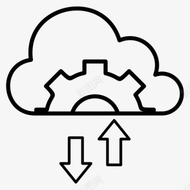 云设置连接服务器图标图标