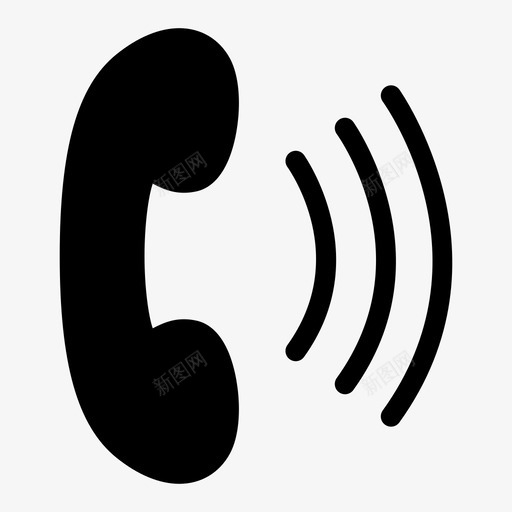 电话通讯固定电话图标svg_新图网 https://ixintu.com 固定 电话 移动电话 通讯