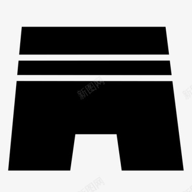裤子足球短裤图标图标