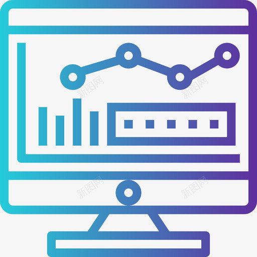 分析会议12梯度图标svg_新图网 https://ixintu.com 会议 分析 梯度