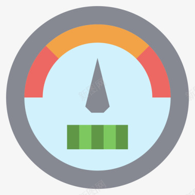 速度表加油站9扁平图标图标