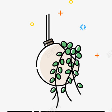 植物icon-珍珠吊兰图标