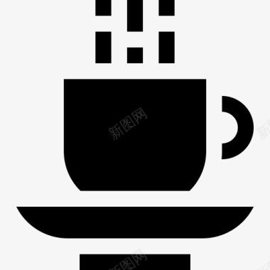 咖啡杯就业21装满图标图标