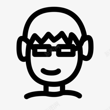 人格拉sses书呆子图标图标