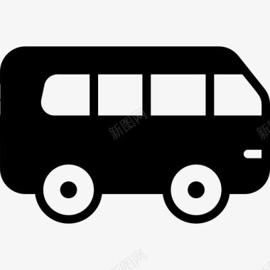 小型巴士164路加油图标图标