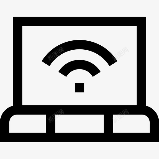 Wifi城市40线性图标svg_新图网 https://ixintu.com Wifi 城市 线性