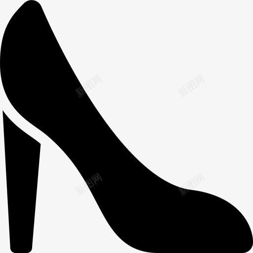 高跟鞋母亲节2填充图标svg_新图网 https://ixintu.com 填充 母亲节2 高跟鞋