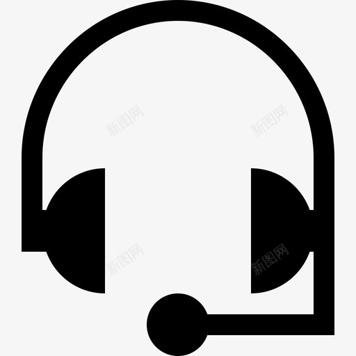耳机数字服务2已填充图标svg_新图网 https://ixintu.com 填充 数字 服务 耳机