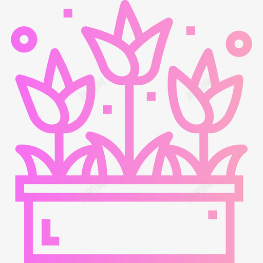 花爱96渐变图标svg_新图网 https://ixintu.com 渐变