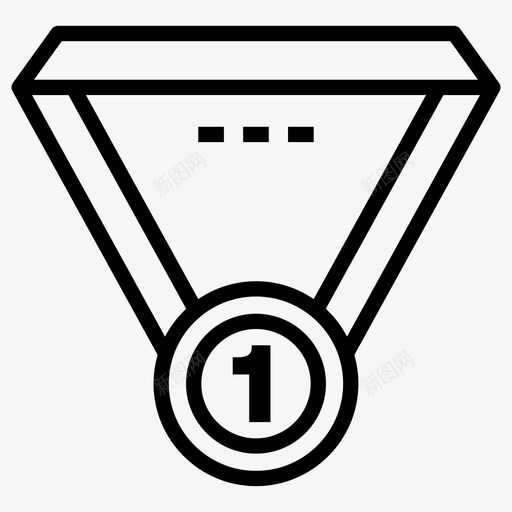 明星奖奖章成就奖金牌图标svg_新图网 https://ixintu.com 吊坠 图标 奖章 奖项 成就 成就奖 明星 金牌