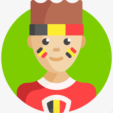 足球迷比利时3持平图标图标