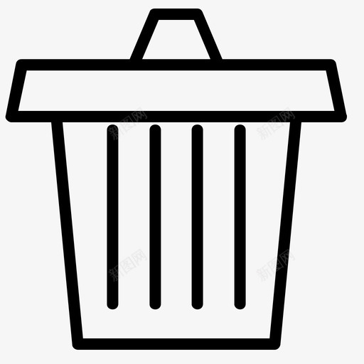 ux垃圾桶移动垃圾桶垃圾桶图标svg_新图网 https://ixintu.com ux垃圾桶 垃圾桶 移动垃圾桶