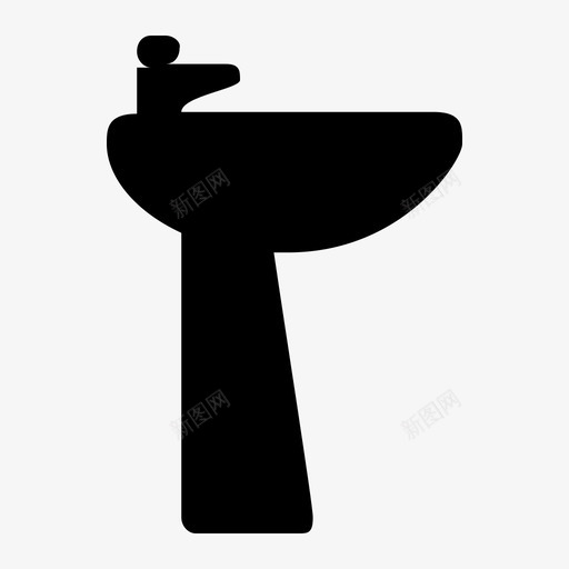水槽浴室清洁剂图标svg_新图网 https://ixintu.com 卫生间 家用 水槽 洗衣机 浴室 清洁剂
