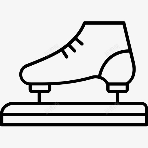 花样滑冰鞋曲棍球滑冰图标svg_新图网 https://ixintu.com 冰鞋 曲棍球 滑冰 花样 运动