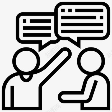 在线讨论咨询对话图标图标