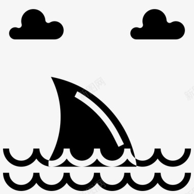 鲨鱼潜水37加油图标图标