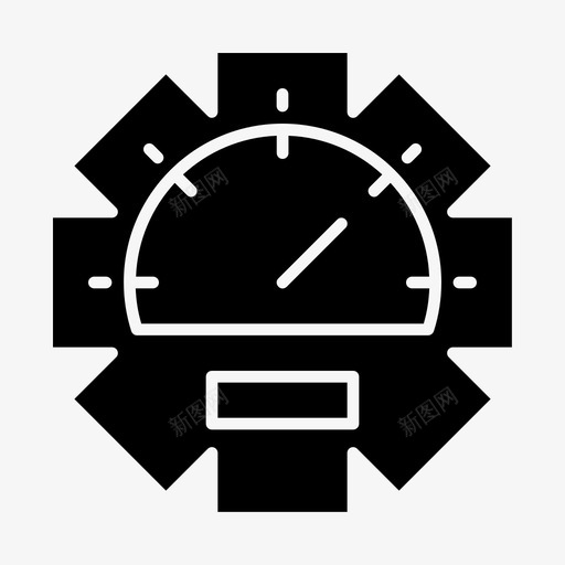 速度表齿轮控制管理图标svg_新图网 https://ixintu.com 公司坚实 控制 管理 速度表齿轮