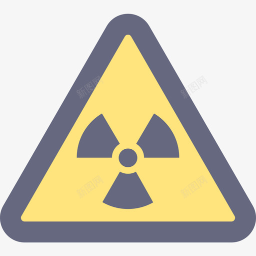 辐射信号禁止6平坦图标svg_新图网 https://ixintu.com 信号禁止6 平坦 辐射