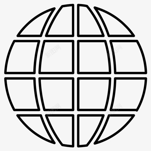 全球互联网地图位置常规线集44图标svg_新图网 https://ixintu.com 互联网 位置 全球 地图 常规 线集
