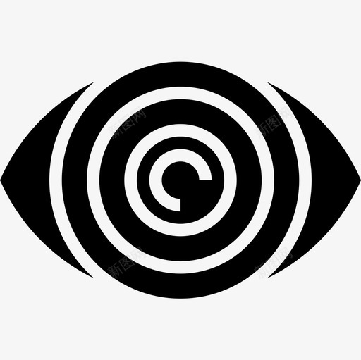 眼睛人体器官4字形图标svg_新图网 https://ixintu.com 人体 器官 字形 眼睛