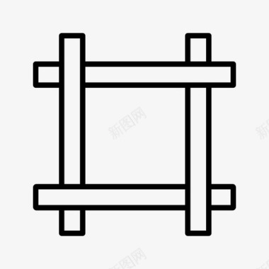 裁剪艺术和编辑工具图标图标