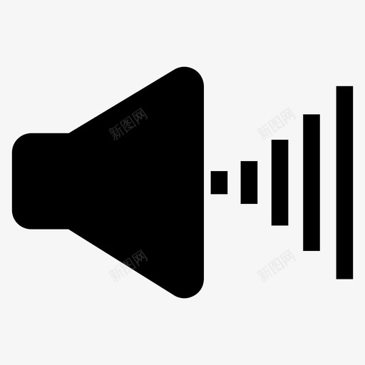 噪音污染高音量增大音量图标svg_新图网 https://ixintu.com 噪音 增大 扬声器 污染 音量 高音量