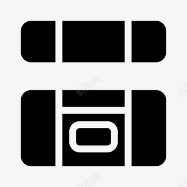 烤箱建筑家具图标图标
