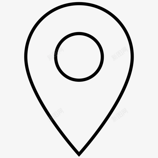 位置坐标地图针图标svg_新图网 https://ixintu.com 位置 地图 坐标 指针 标签 标记 软件