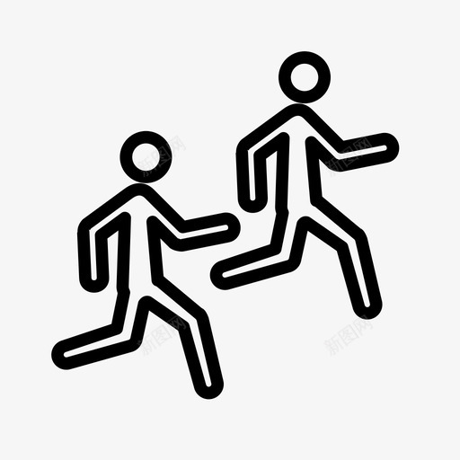 跑步比赛奥林匹克运动会赛跑图标svg_新图网 https://ixintu.com 奥林匹克运动会 比赛 短跑 赛跑 跑步 身材