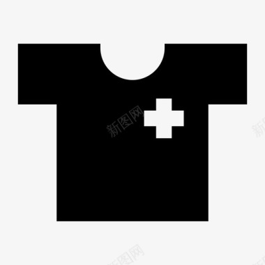 衬衫医生护士图标图标
