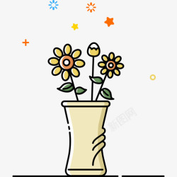 可爱的向日葵植物icon-向日葵高清图片