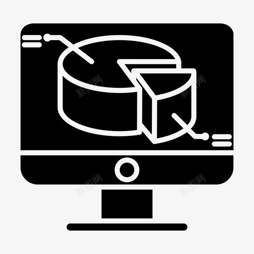 图表计算机分析图表图标svg_新图网 https://ixintu.com 企业 分析 图表 字形 计算机 财务 饼图