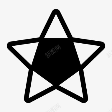 星星注意特殊图标图标