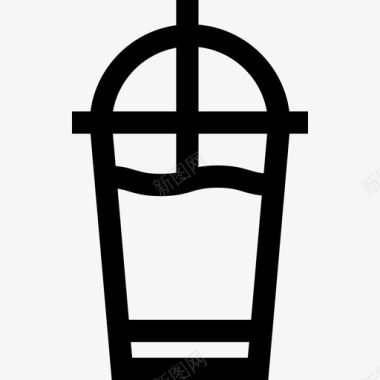 奶昔22号咖啡厅直系图标图标
