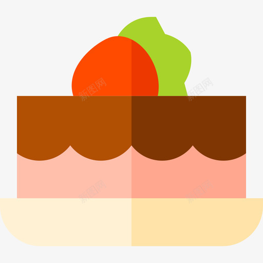 蛋糕早餐23平的图标svg_新图网 https://ixintu.com 平的 早餐 蛋糕
