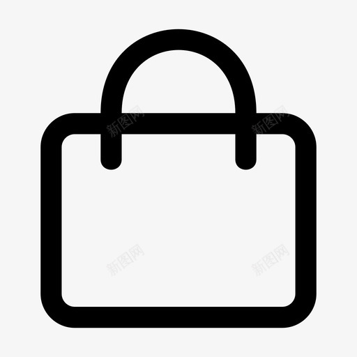 购物袋纸张零售图标svg_新图网 https://ixintu.com 纸张 购物袋 销售 零售