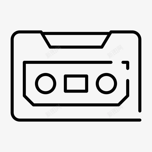 casettecasettes录音图标svg_新图网 https://ixintu.com casette casettes 公共用户界面间隙薄 录音 歌曲 磁带