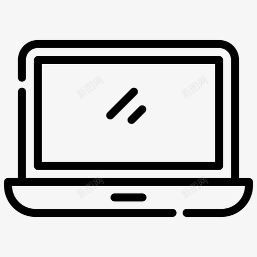 笔记本电脑硬件技术图标svg_新图网 https://ixintu.com 技术 电脑 硬件 笔记本
