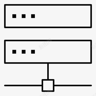 连接数据库数字图标图标