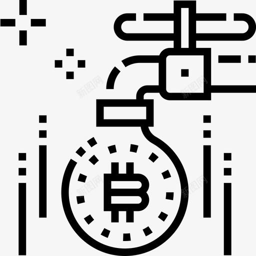 比特币加密货币48线性图标svg_新图网 https://ixintu.com 加密 比特 线性 货币