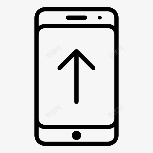 升级手机以上更新图标svg_新图网 https://ixintu.com 上传 以上 升级手机 更新 通讯