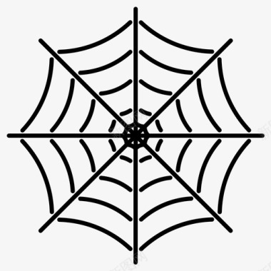 蜘蛛万圣节恐怖图标图标