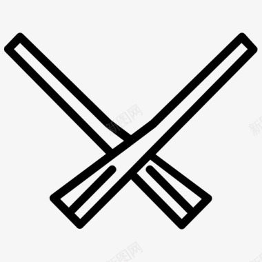 筷子烹饪食物图标图标