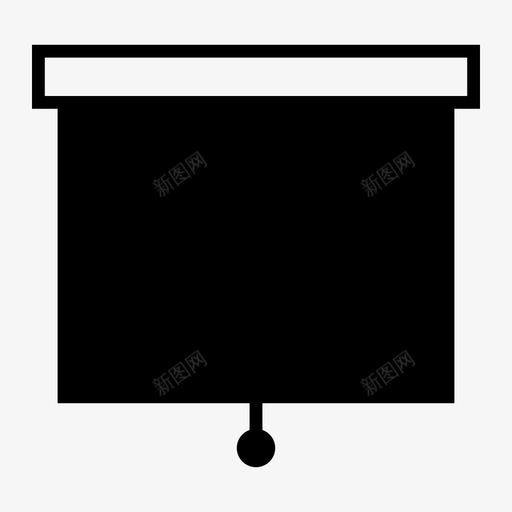 画布黑板挂图图标svg_新图网 https://ixintu.com 商务 挂图 演示 画布 白板 黑板