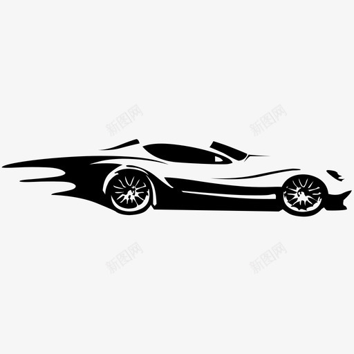 sports-carsvg_新图网 https://ixintu.com sports-car sports car 单色 简约