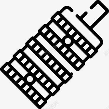 铝合金纹身工作室14线性图标图标